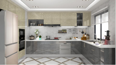 在廚房整體櫥柜